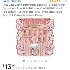 Bridal shower/Bachelorette Decorations GREAT DEAL
